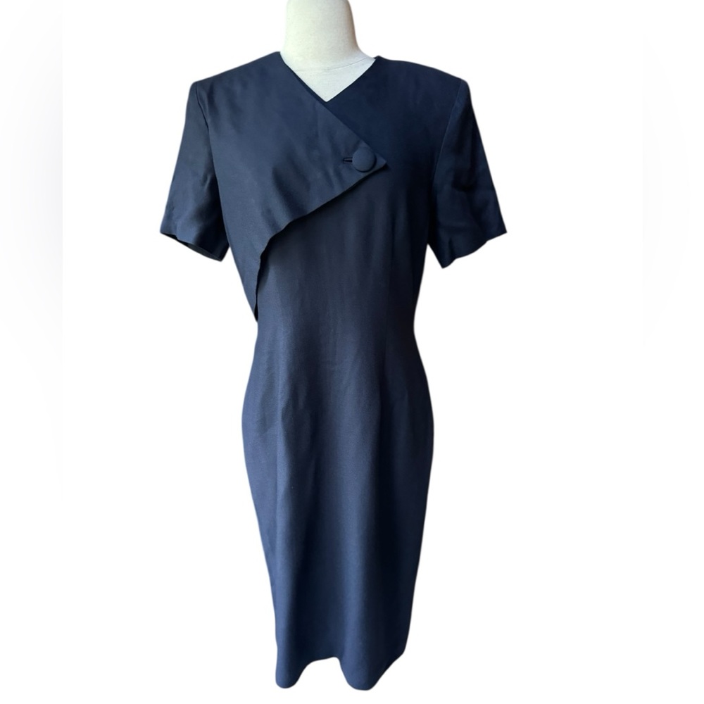 Deadstock 1990s Talbots‎ for Steven Stolman “Jackie O” Style Sheath Dress